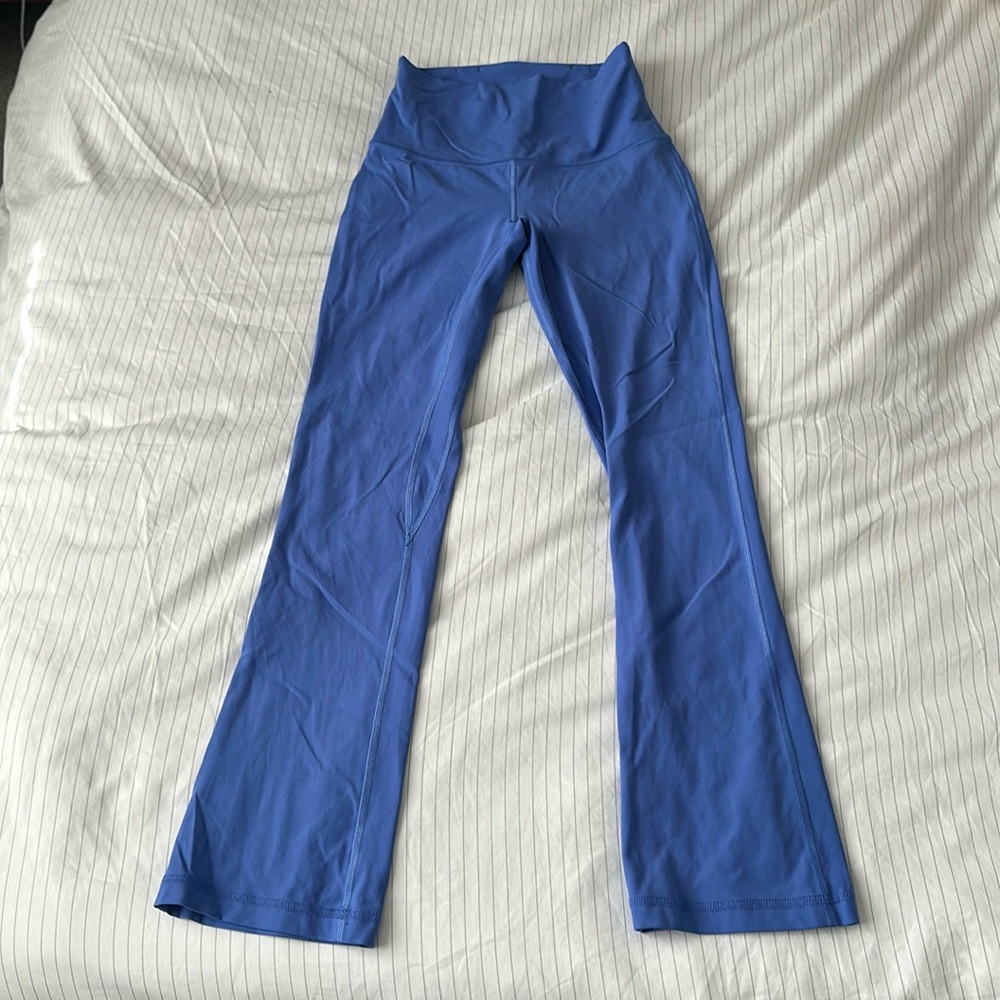 Lululemon blue mini flare leggings